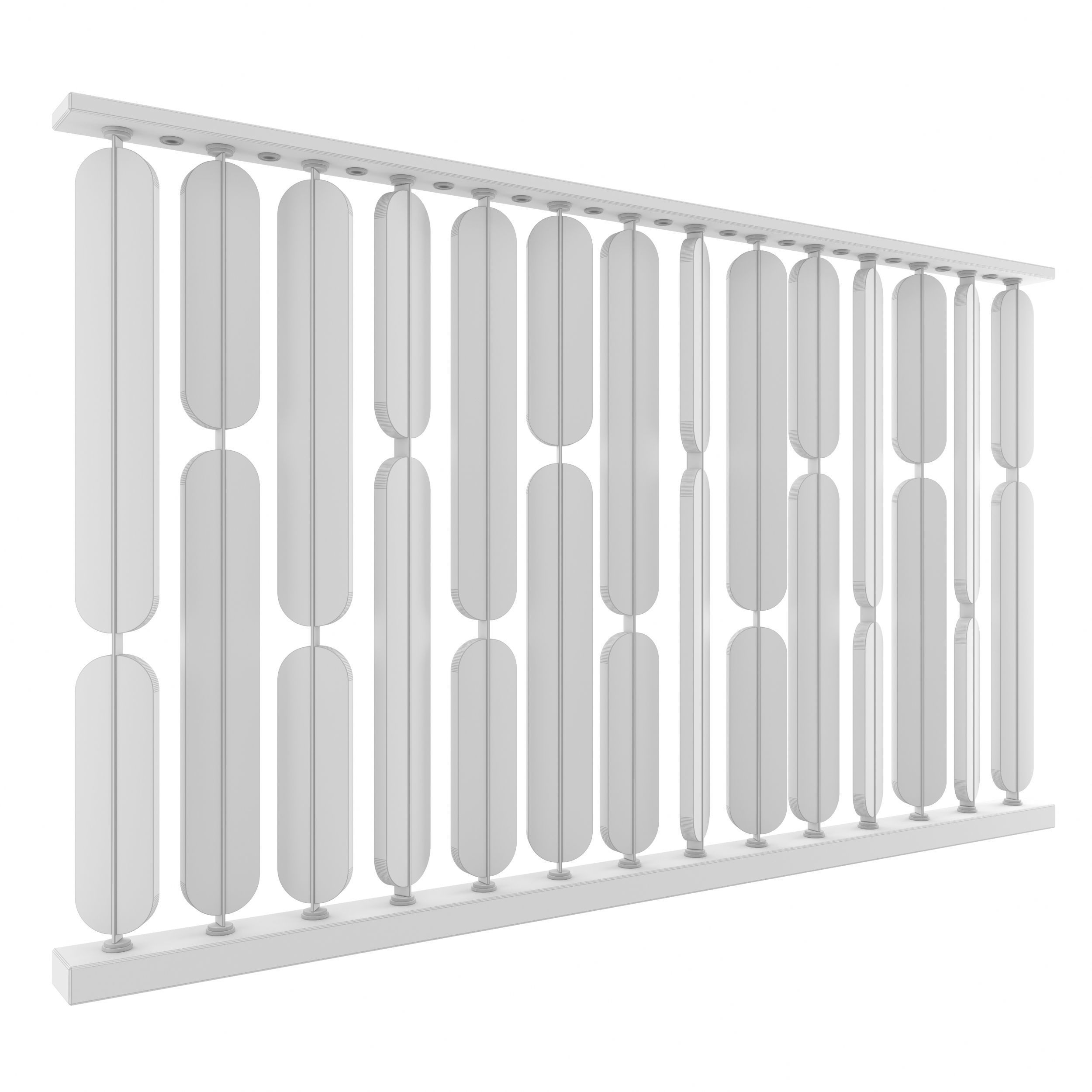 Decorative partition 3D model_3