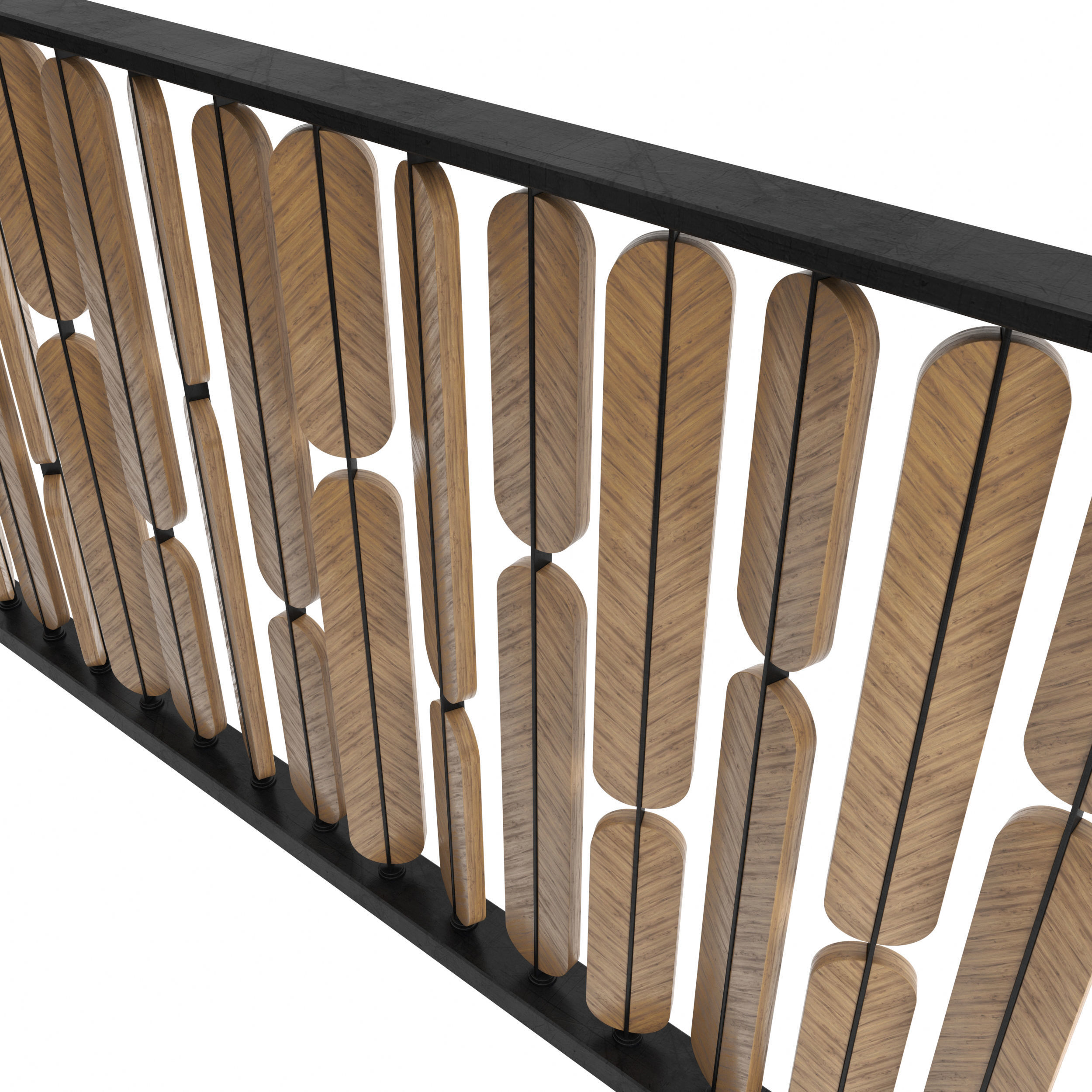 Decorative partition 3D model_2