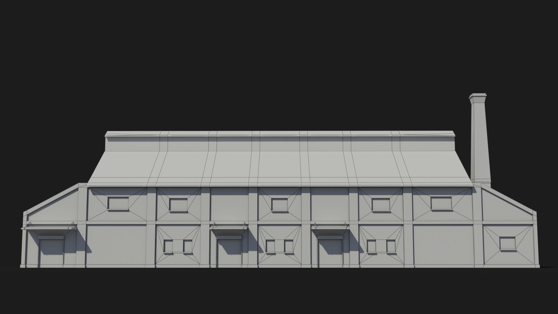 Factory xx13 Low-poly 3D model_7