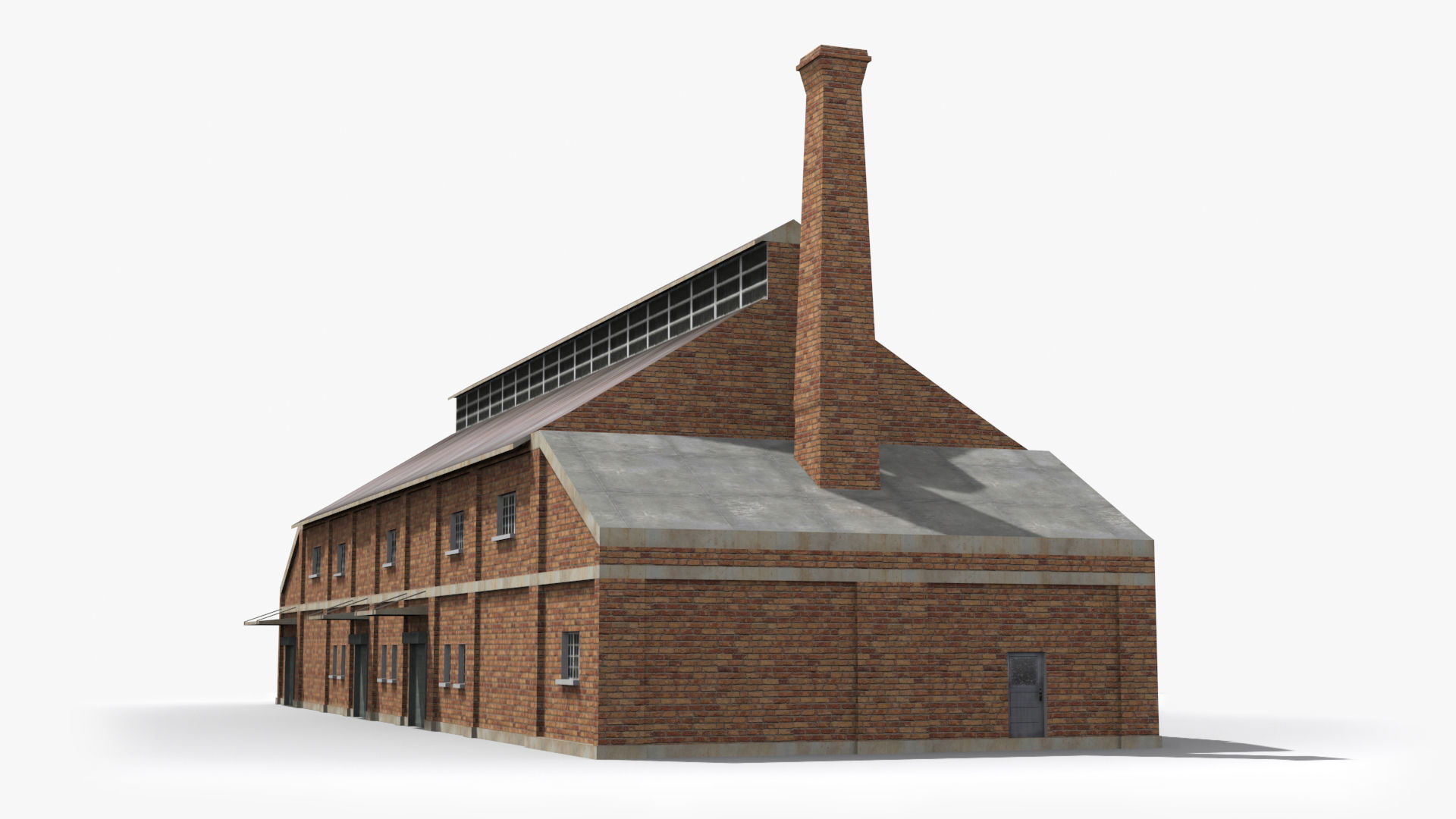 Factory xx13 Low-poly 3D model_4