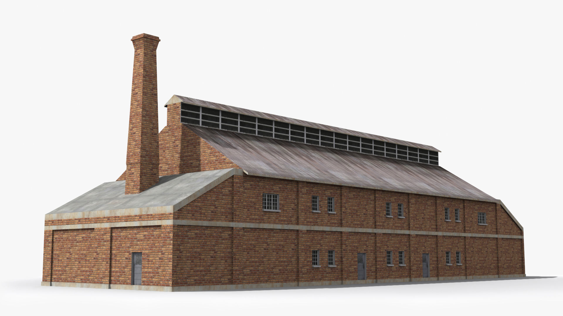 Factory xx13 Low-poly 3D model_5