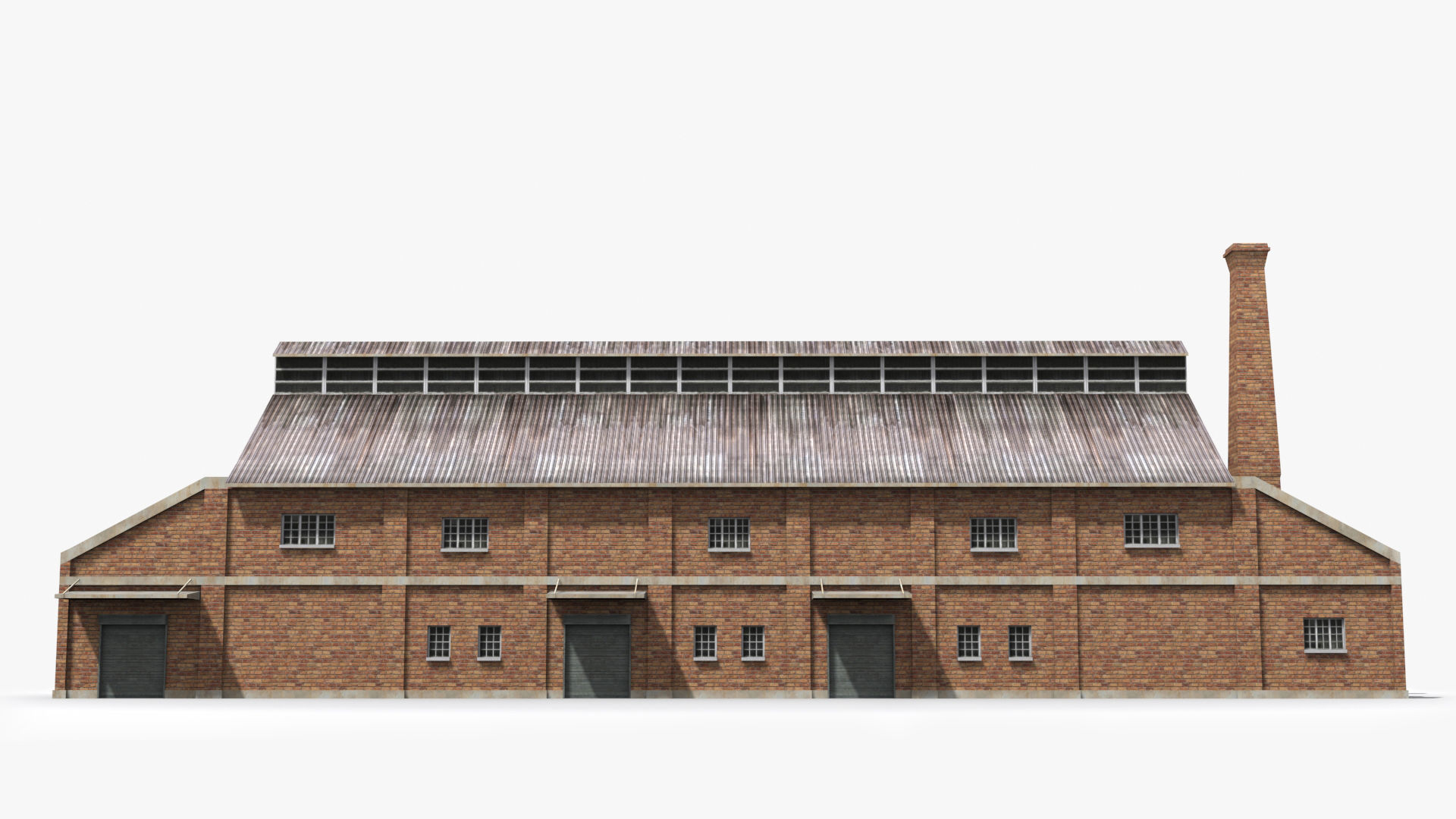 Factory xx13 Low-poly 3D model_1