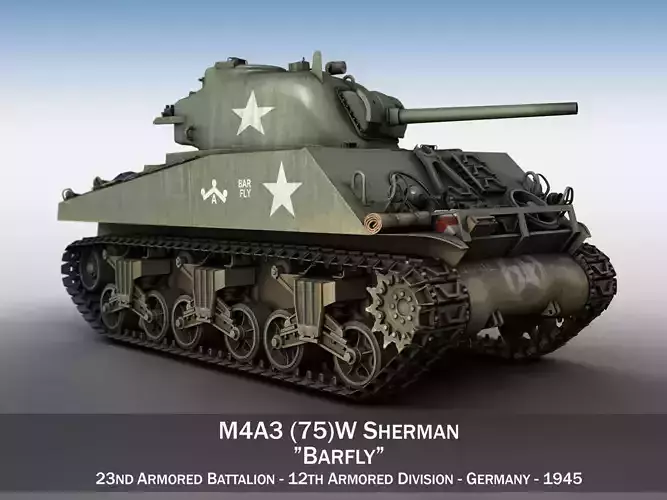 M4A3 75mm - Sherman - Barfly