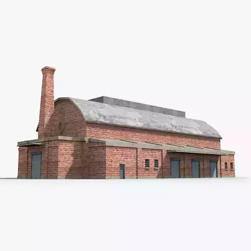 Factory xx14 Low-poly 3D model