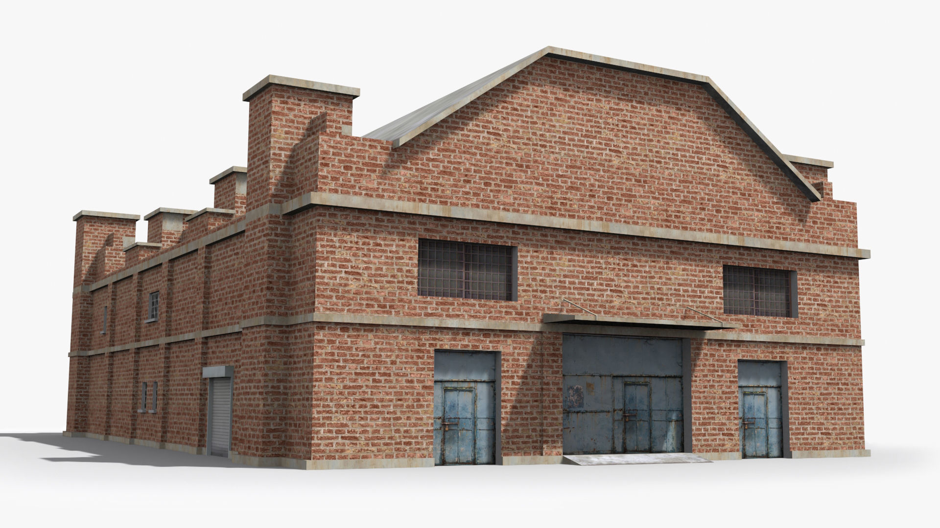 Factory xx15 Low-poly 3D model_1