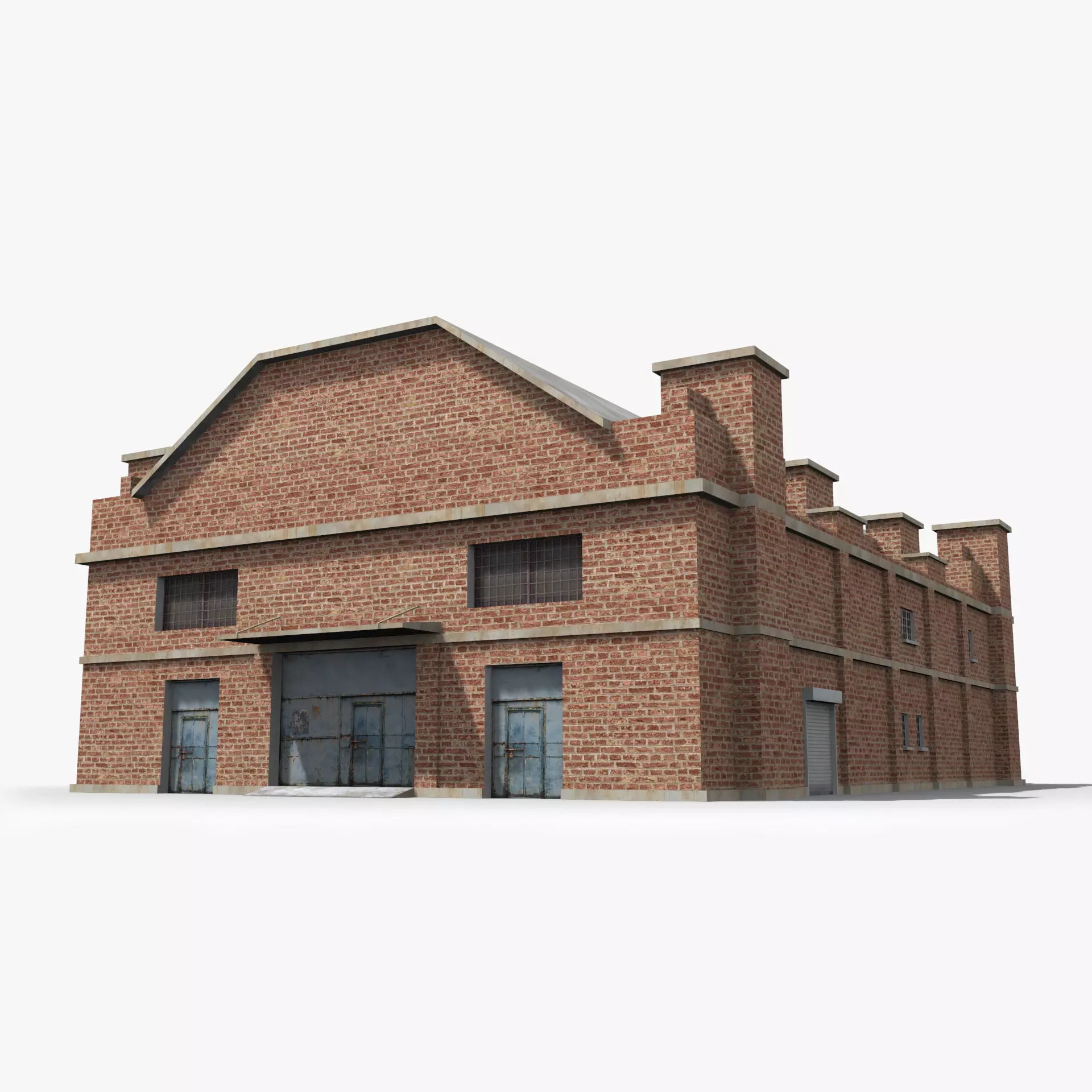 Factory xx15 Low-poly 3D model_0