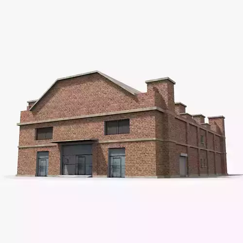 Factory xx15 Low-poly 3D model