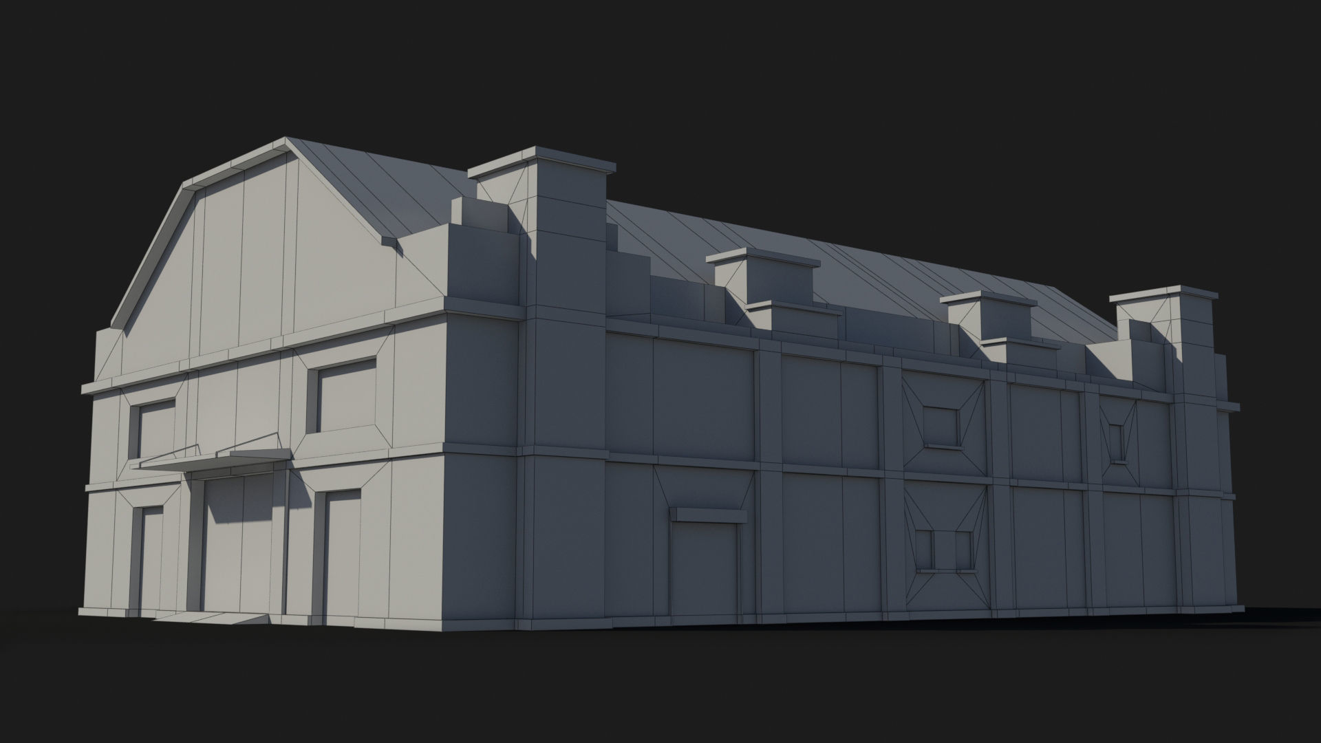 Factory xx15 Low-poly 3D model_9