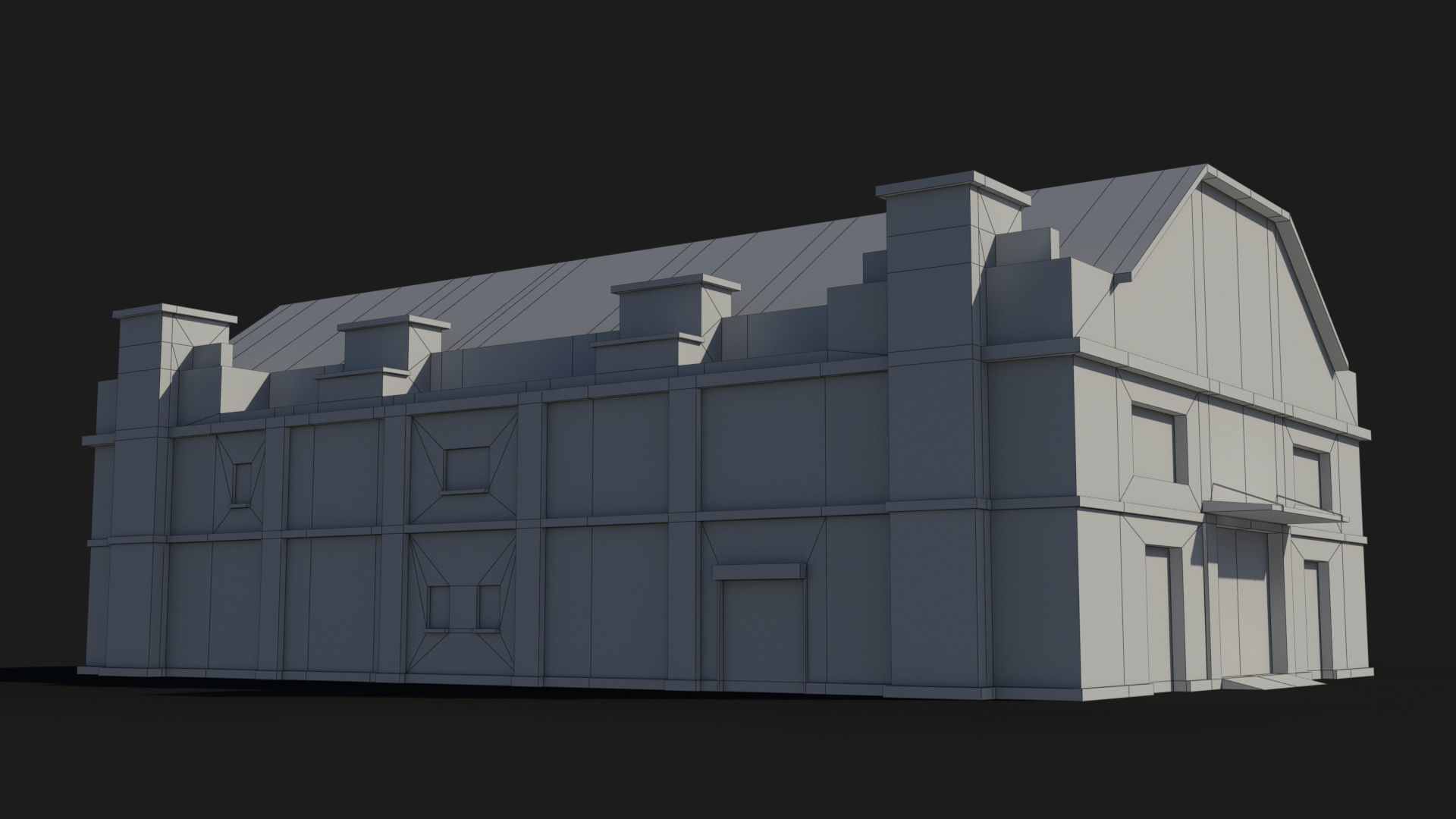 Factory xx15 Low-poly 3D model_8