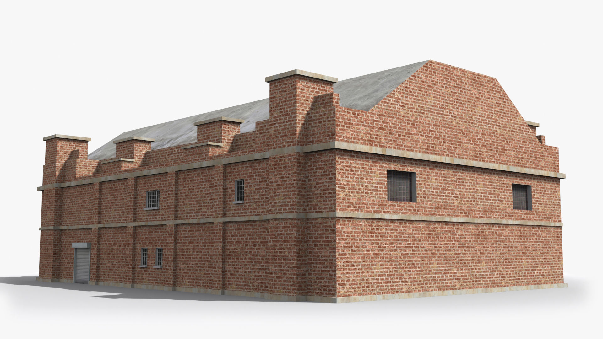 Factory xx15 Low-poly 3D model_5