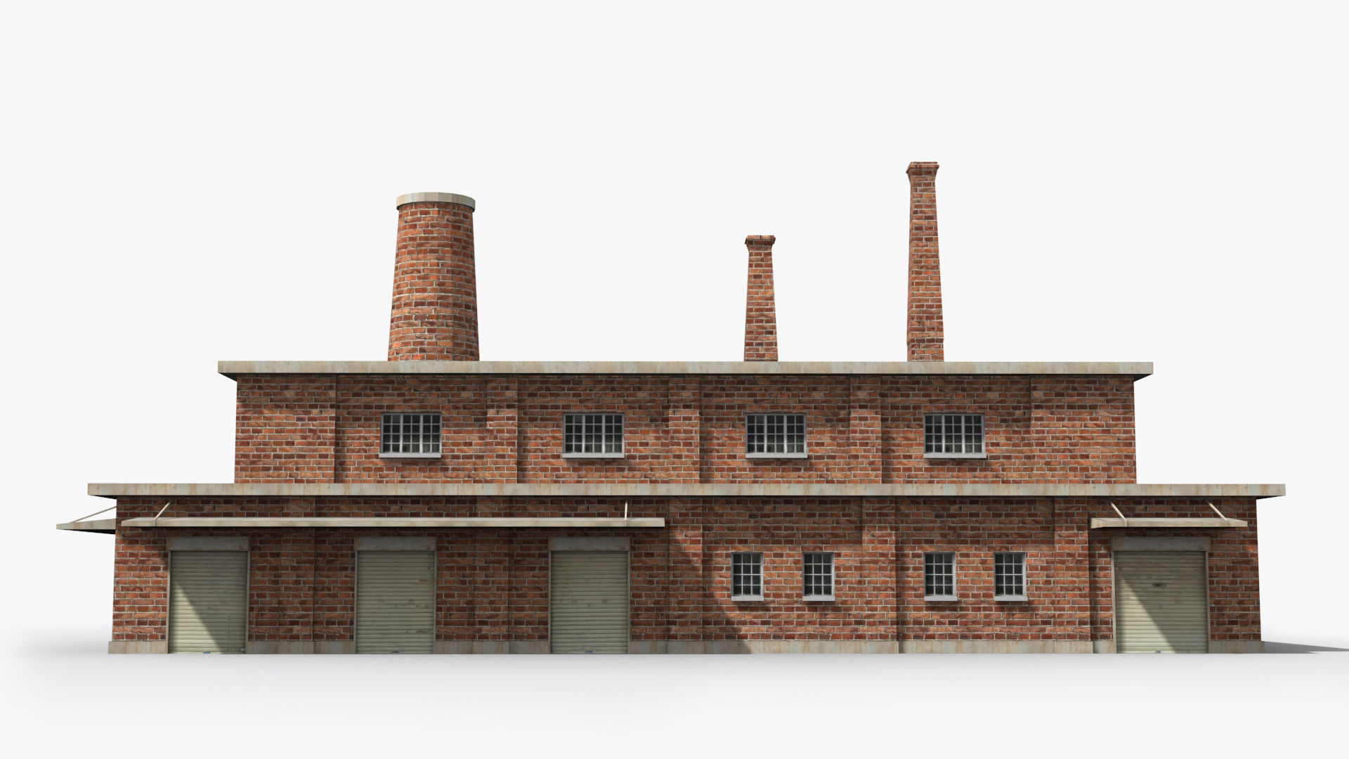 Factory xx16 Low-poly 3D model_1