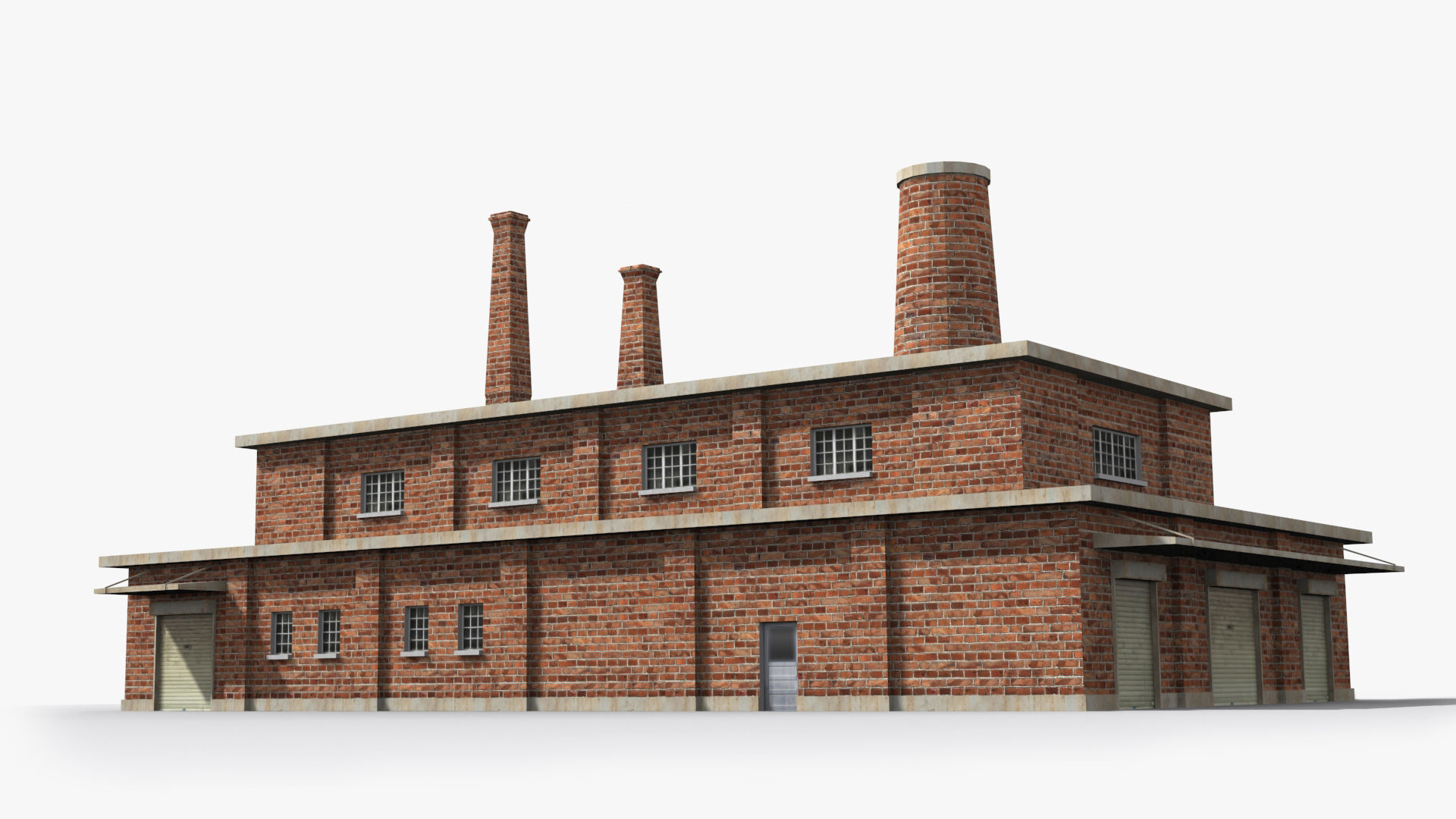 Factory xx16 Low-poly 3D model_5