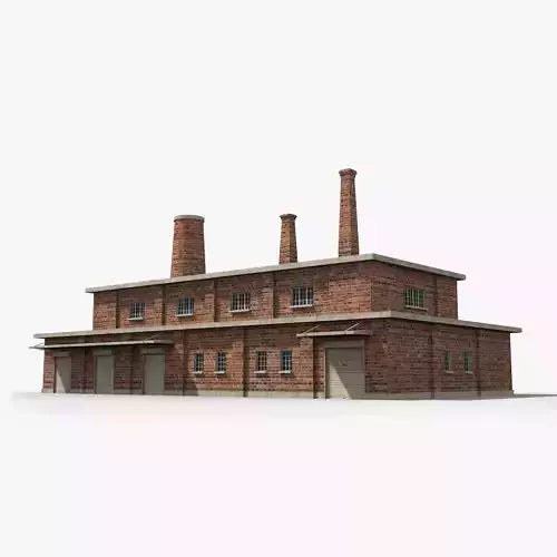 Factory xx16 Low-poly 3D model