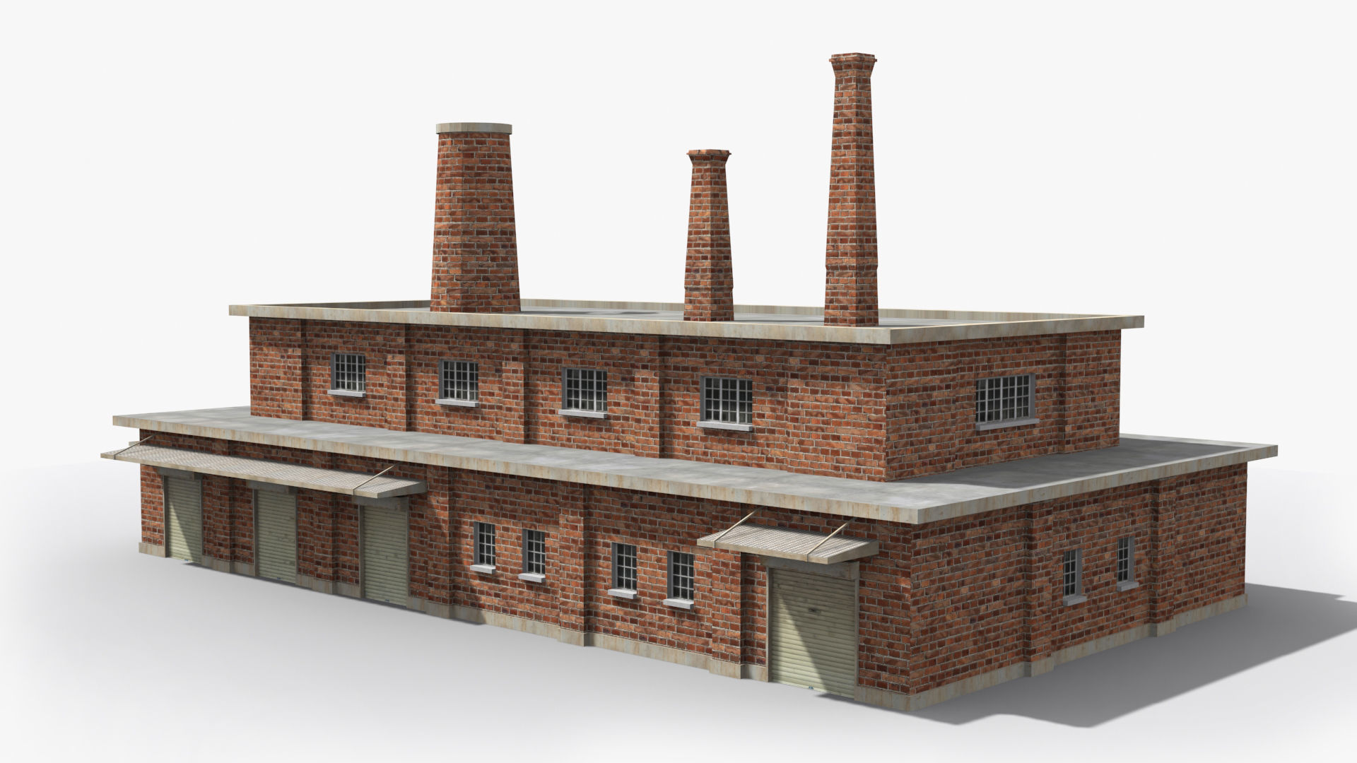 Factory xx16 Low-poly 3D model_6