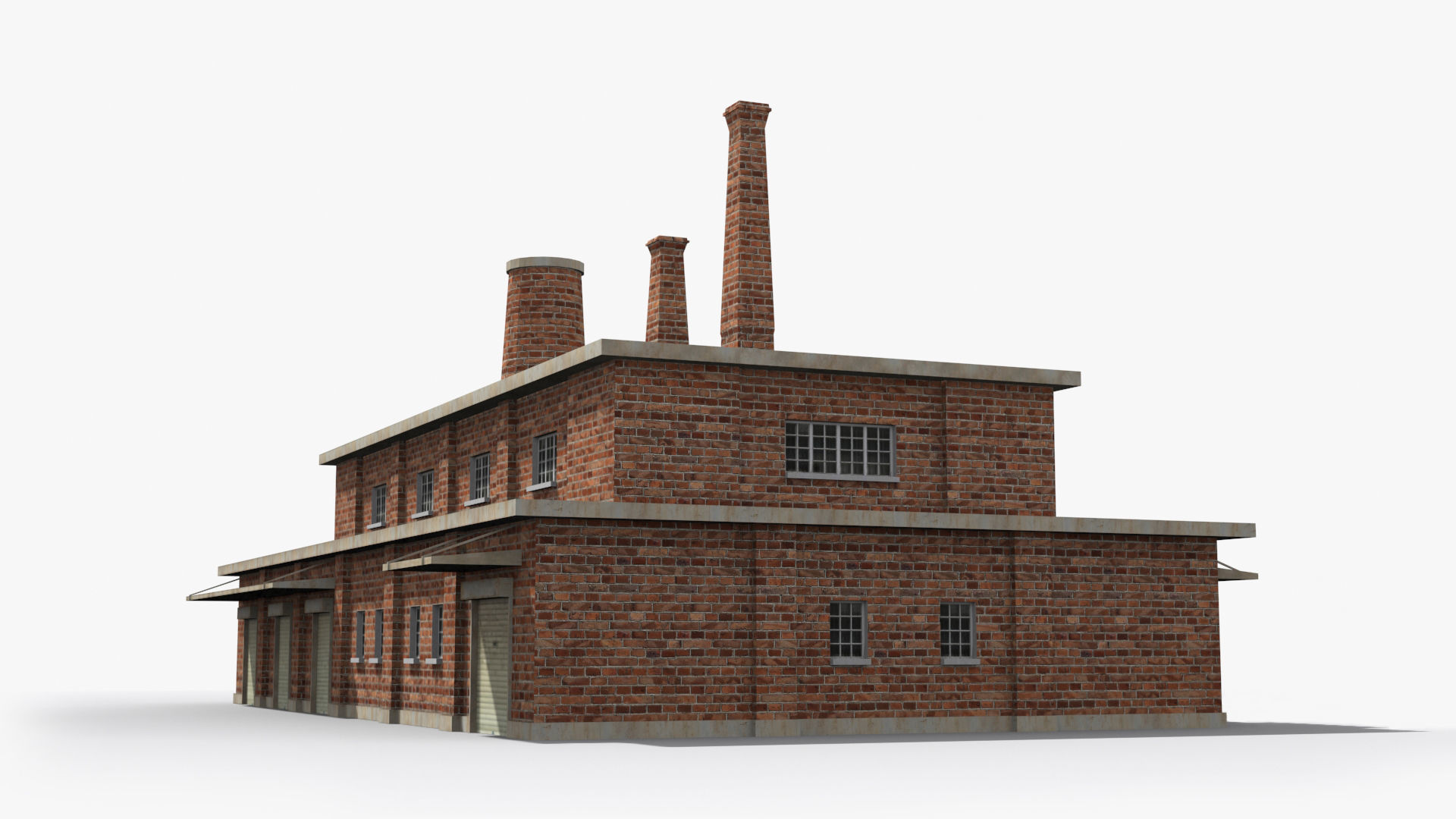 Factory xx16 Low-poly 3D model_3