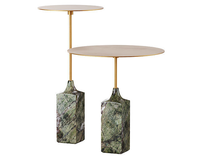 Ballam Side Tables by CB2 3D model