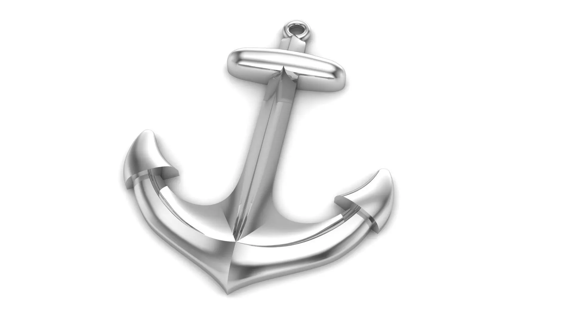 Anchor pendant 3D print model