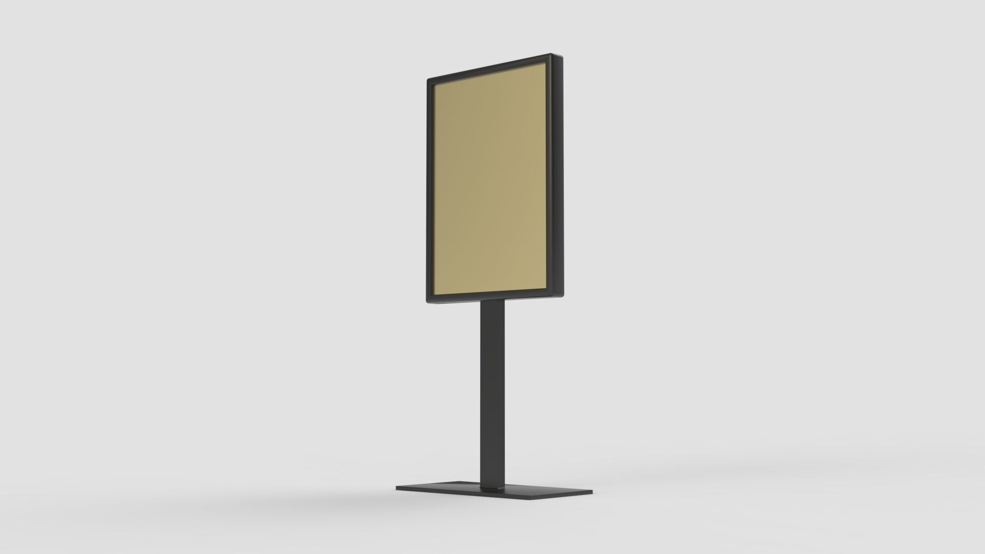 Matte Display Stand 3D model_4