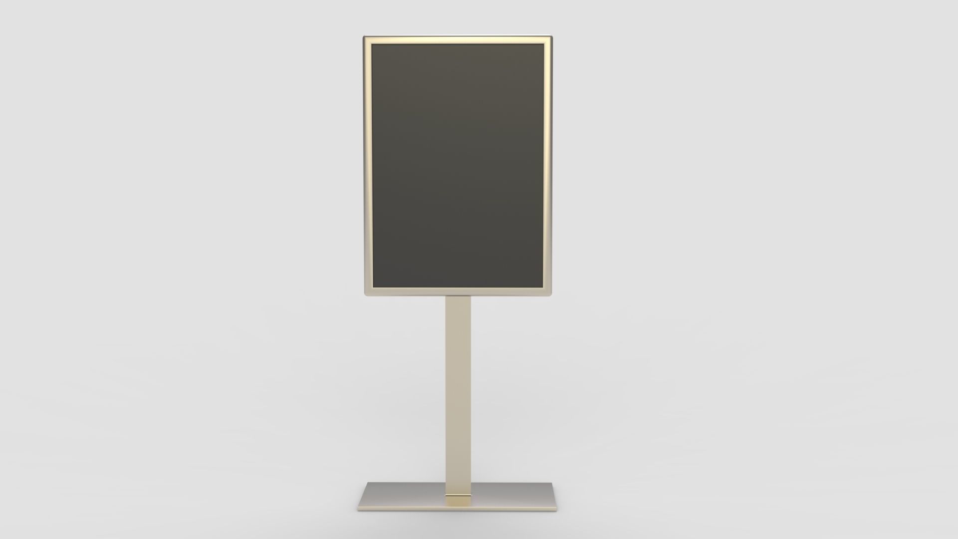 Matte Display Stand 3D model_1