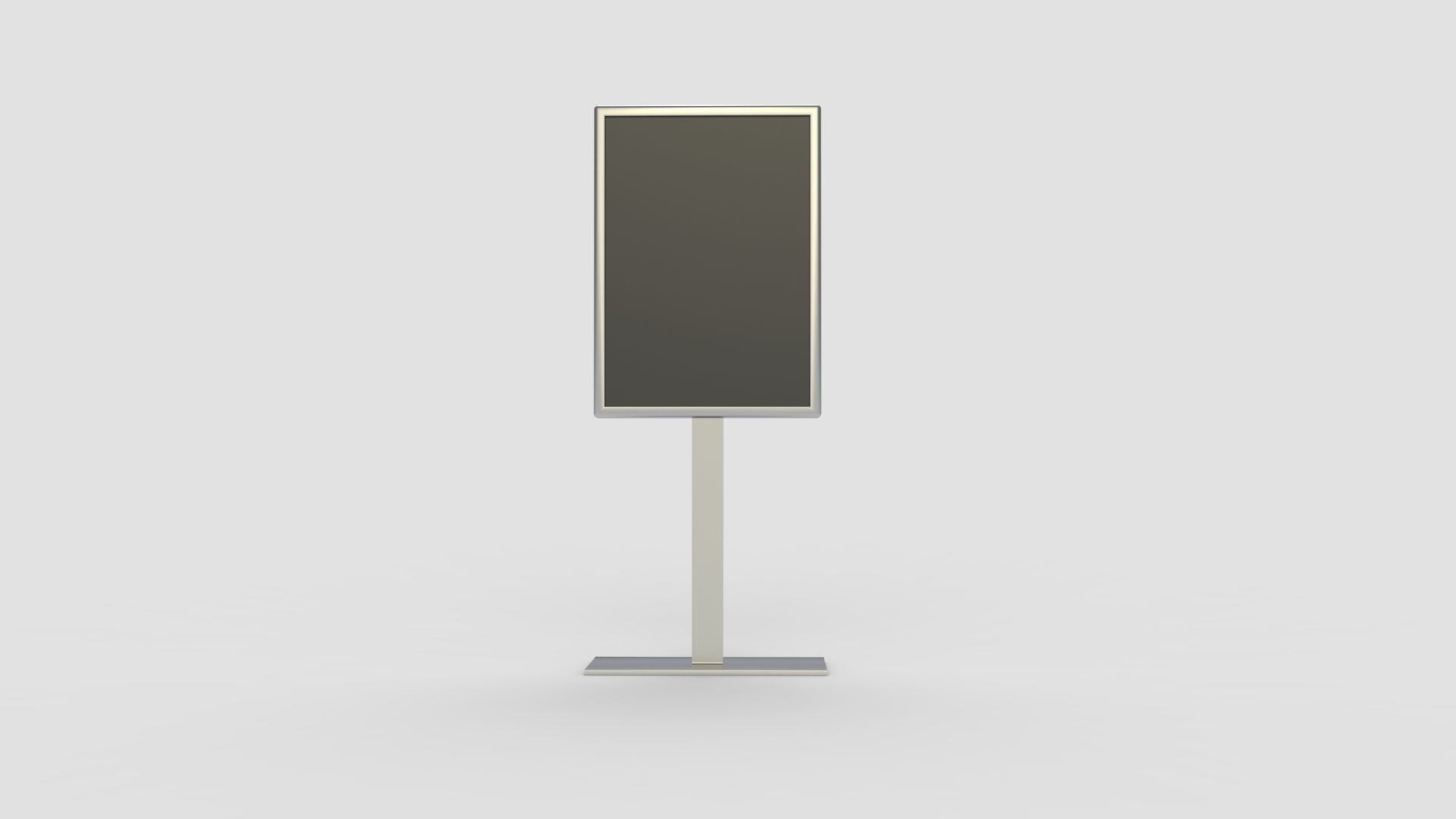 Matte Display Stand 3D model_10
