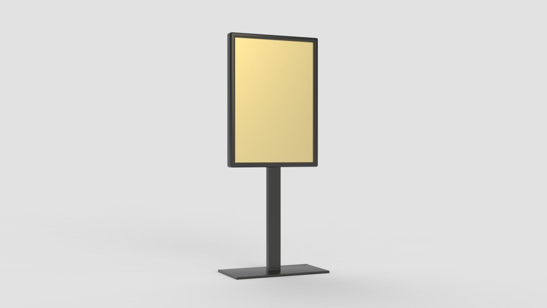 Matte Display Stand 3D model_3