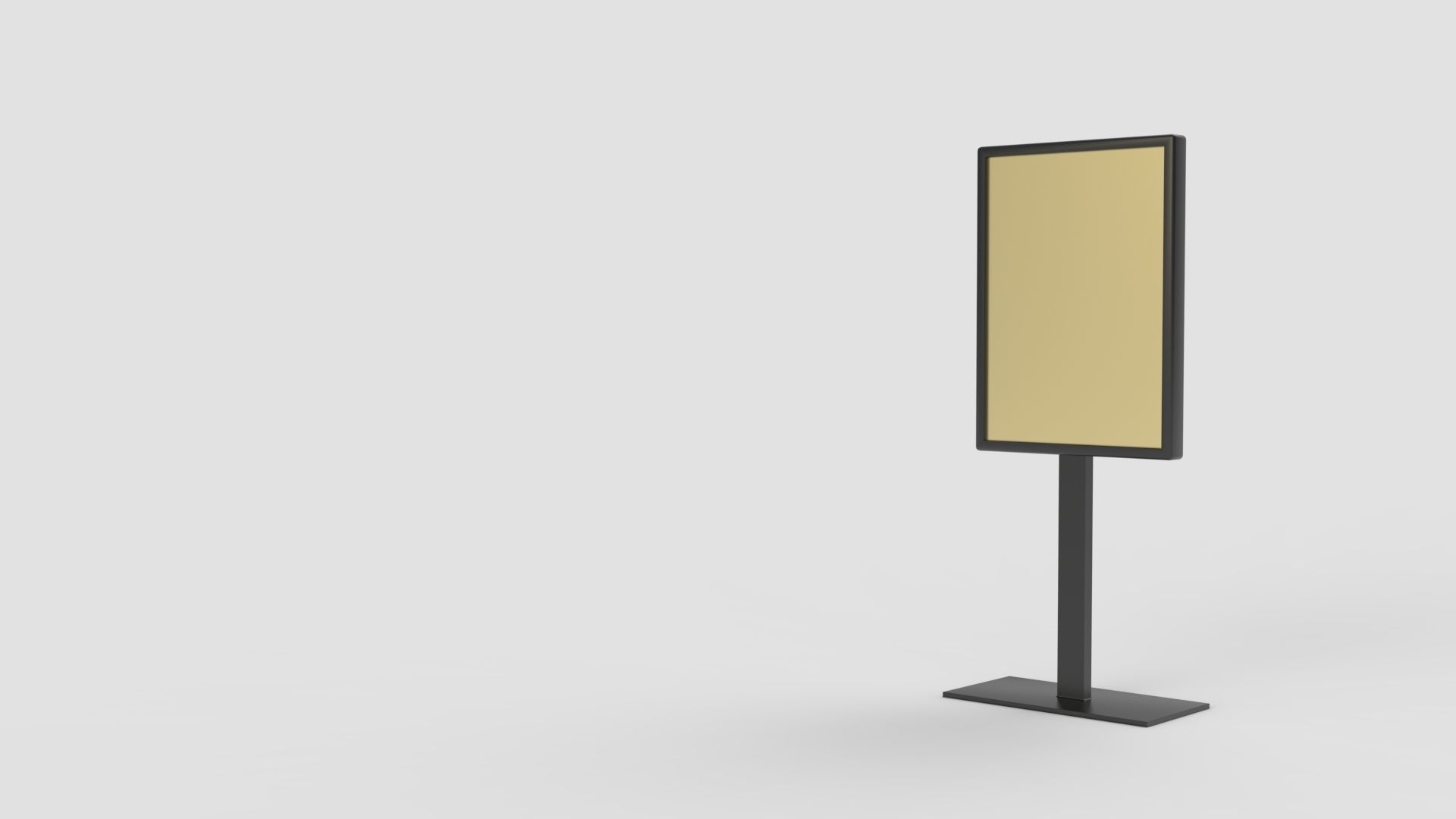 Matte Display Stand 3D model_5