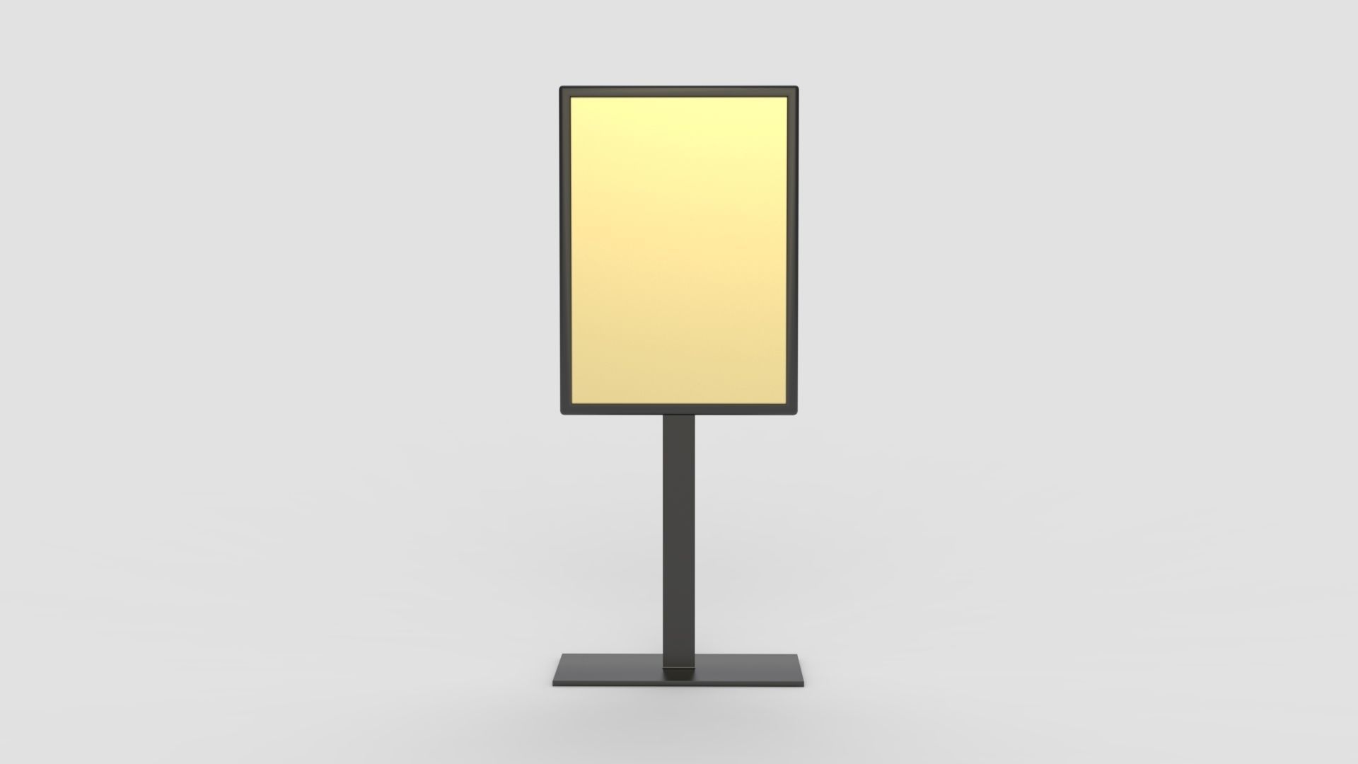 Matte Display Stand 3D model_2