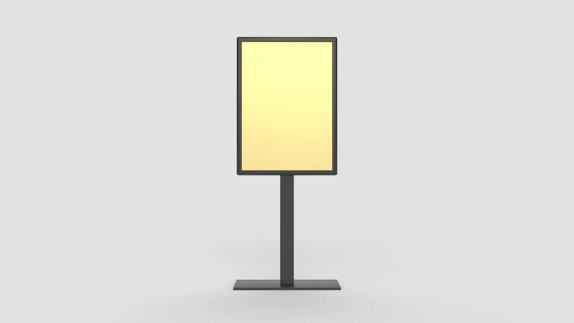 Matte Display Stand 3D model_0