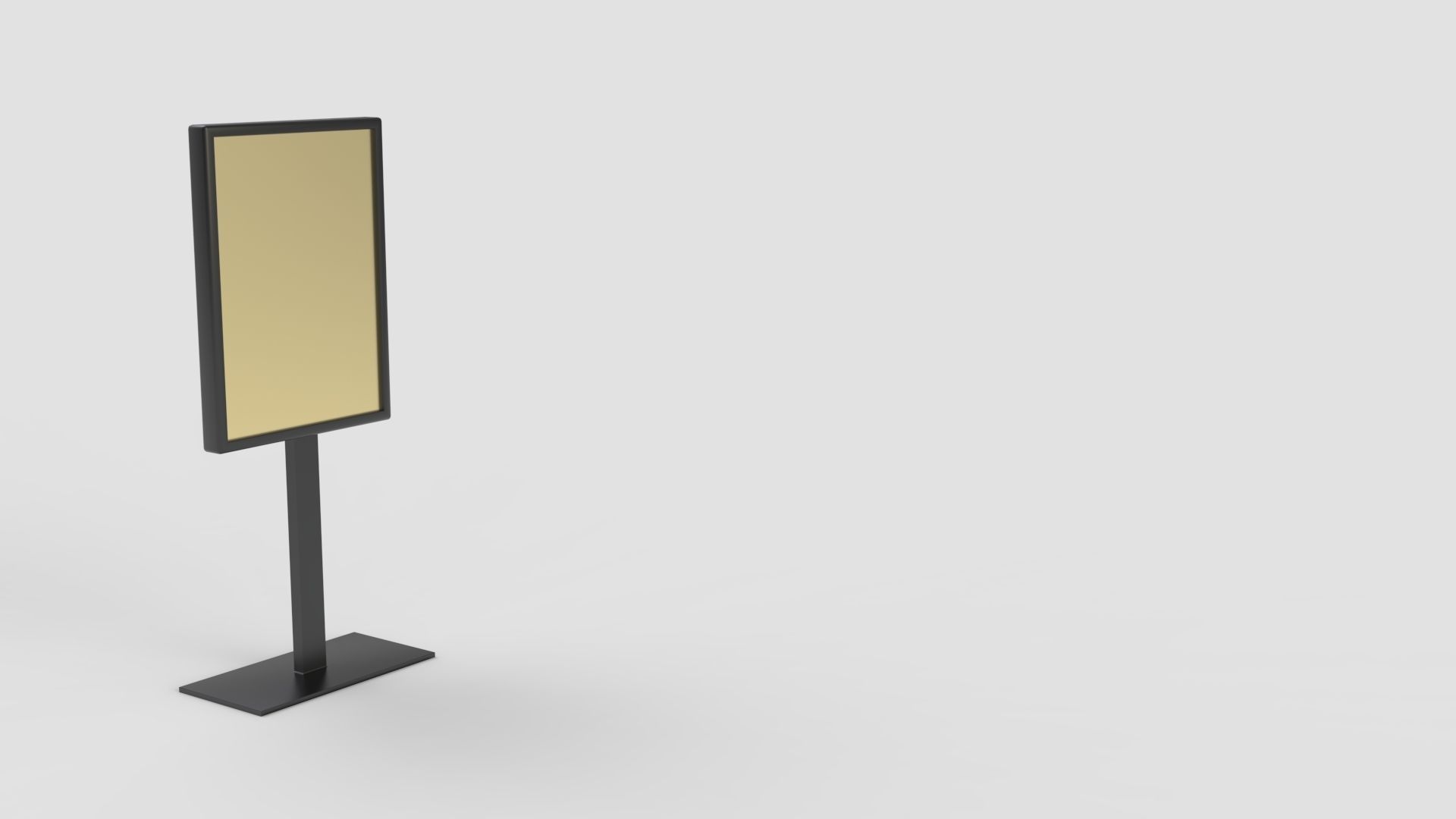 Matte Display Stand 3D model_6