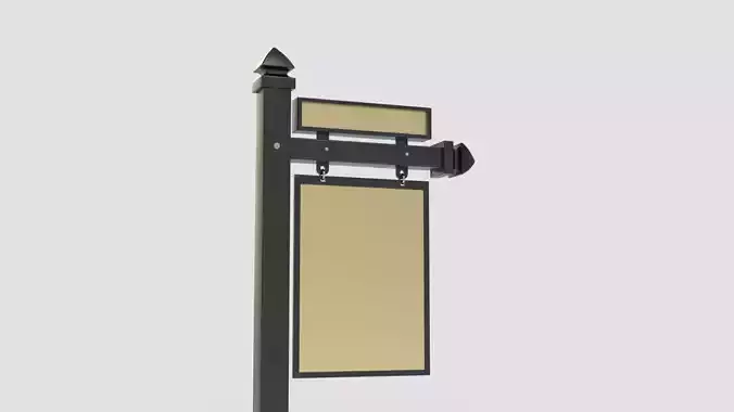 Realtor Sign 3D model