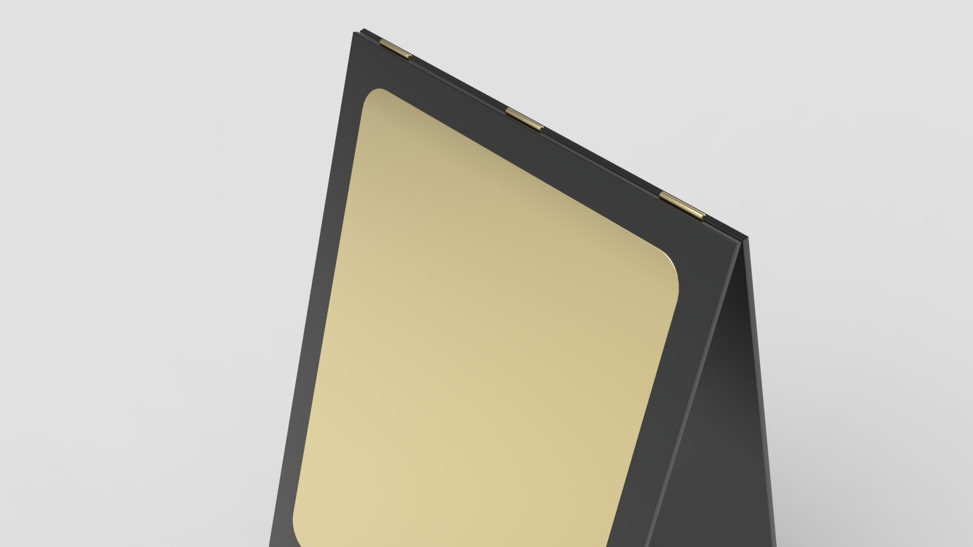 Pavement Sign Board 3D model_6