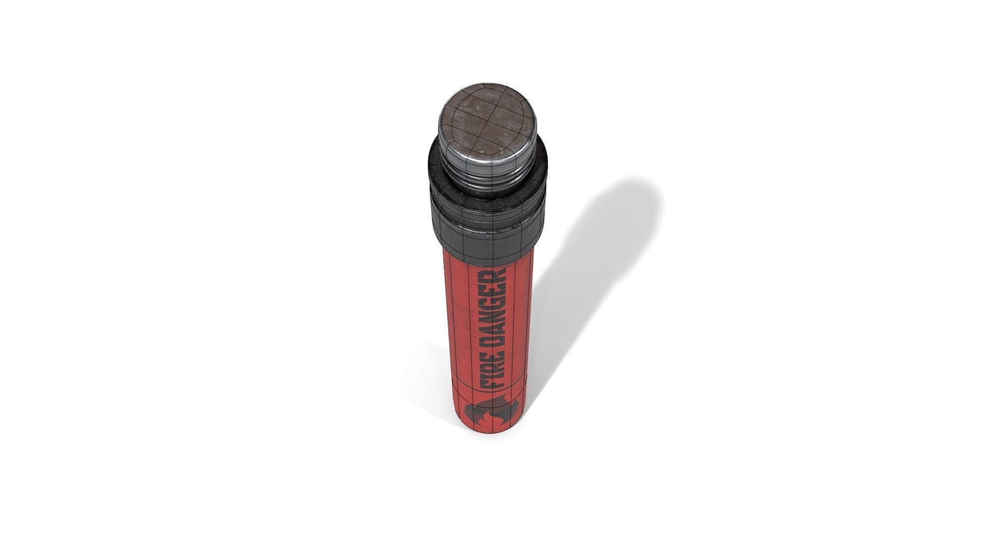 FalschFeuer pen with handle Low-poly 3D model_14