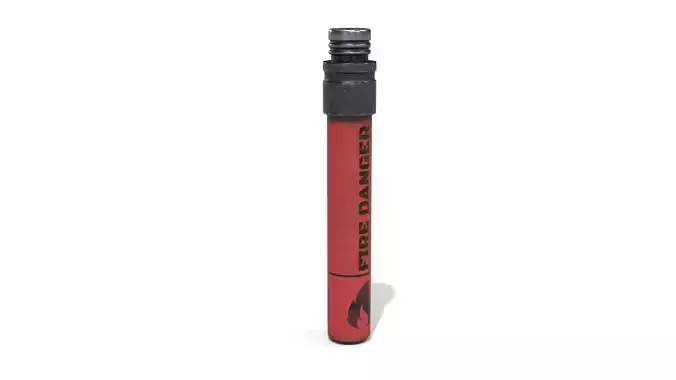FalschFeuer pen with handle Low-poly 3D model
