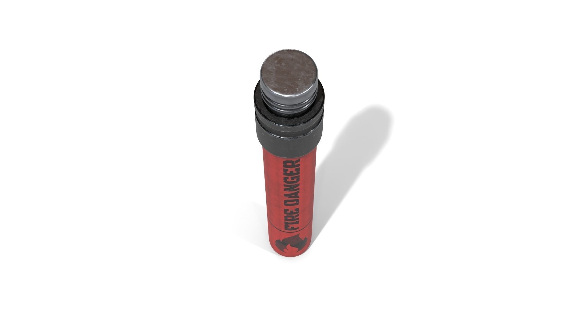 FalschFeuer pen with handle Low-poly 3D model_4