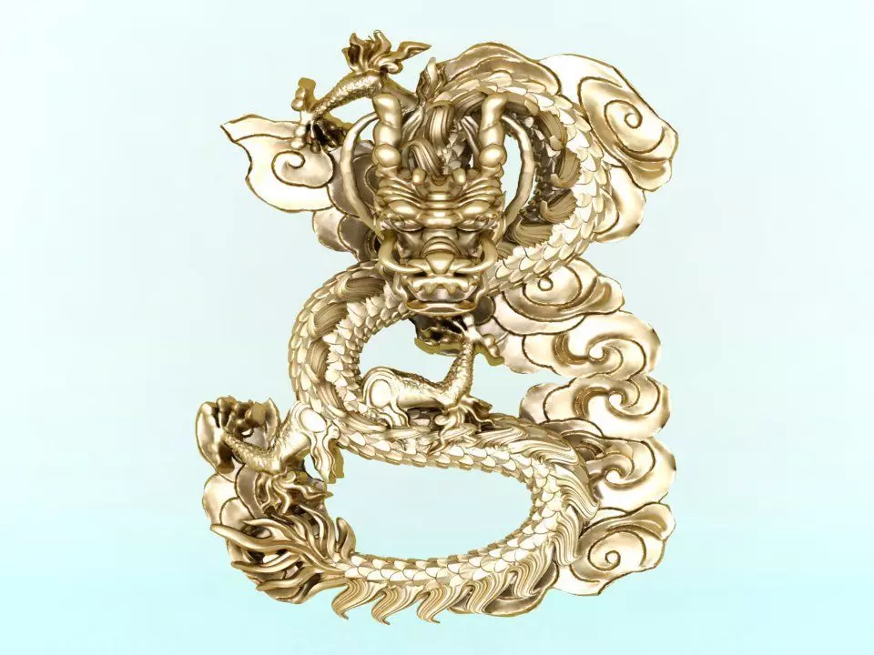 Dragon for jewelry - Dragon for ring - Dragon for pendant - N938 3D print model