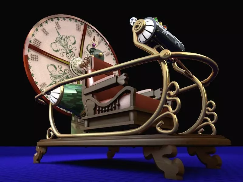 Time Machine  Free 3D model_0