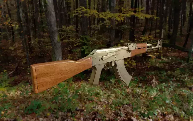 AK47 Golden Version01  GameReady 