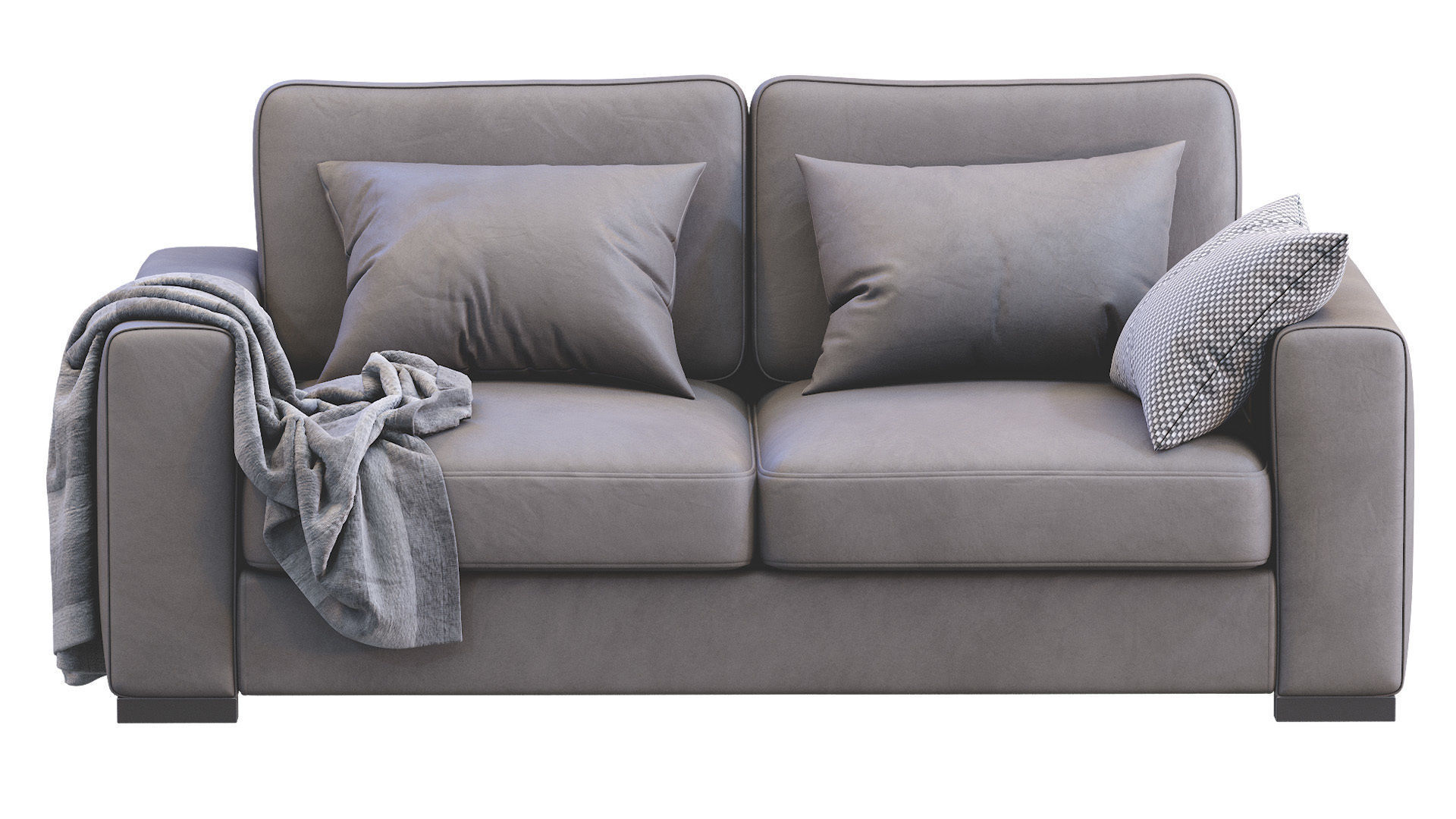 Sofa Orion leather 3D model_3