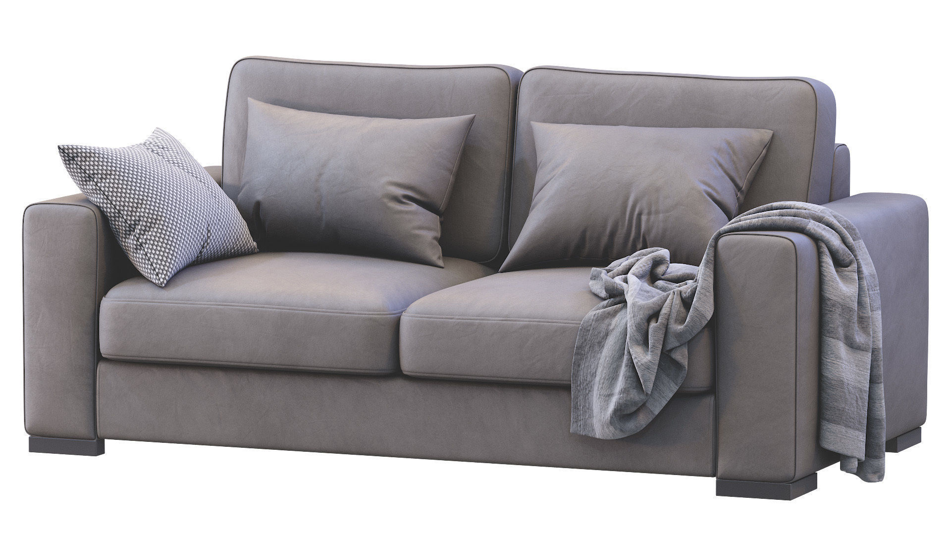 Sofa Orion leather 3D model_10