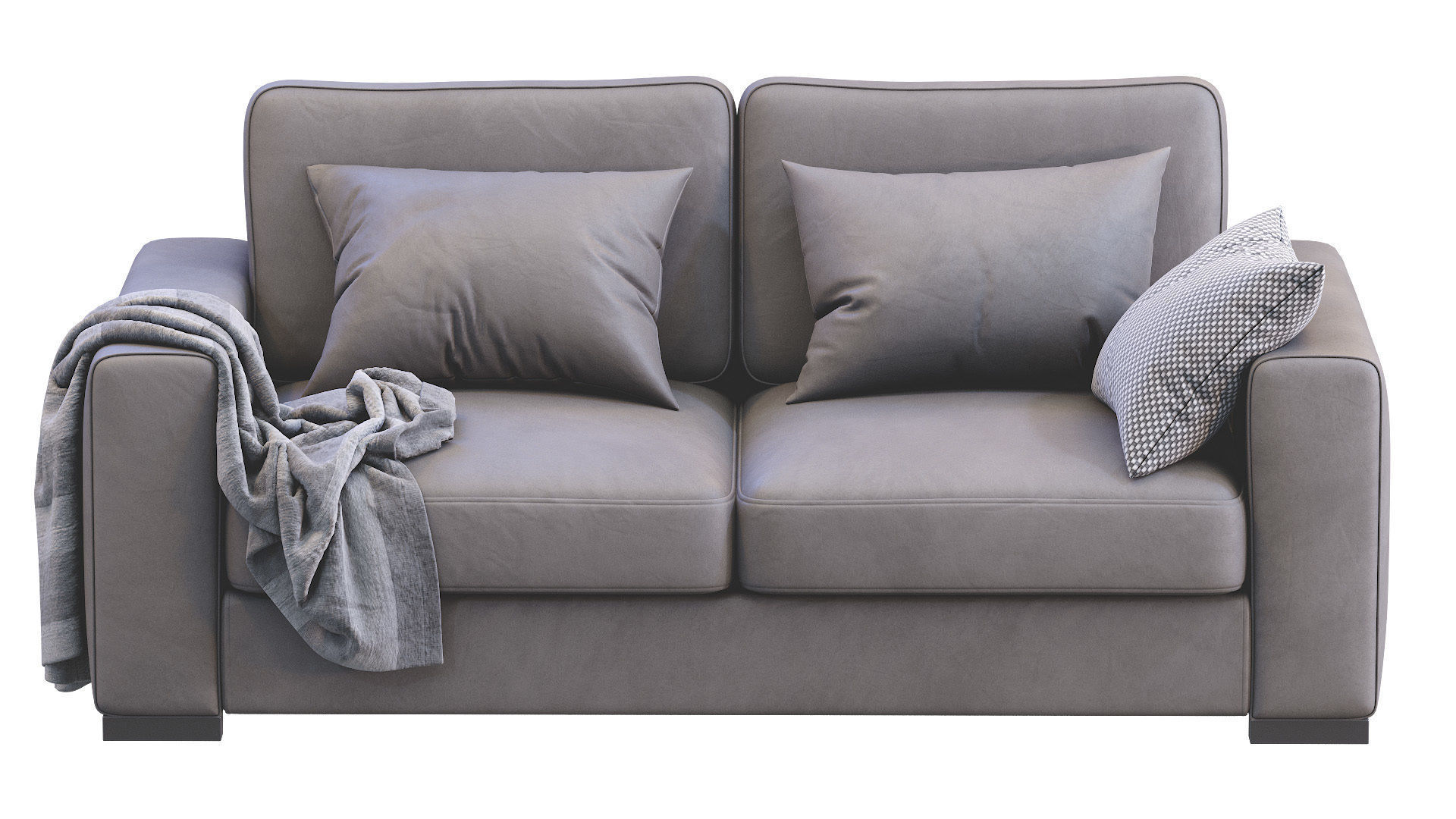 Sofa Orion leather 3D model_8