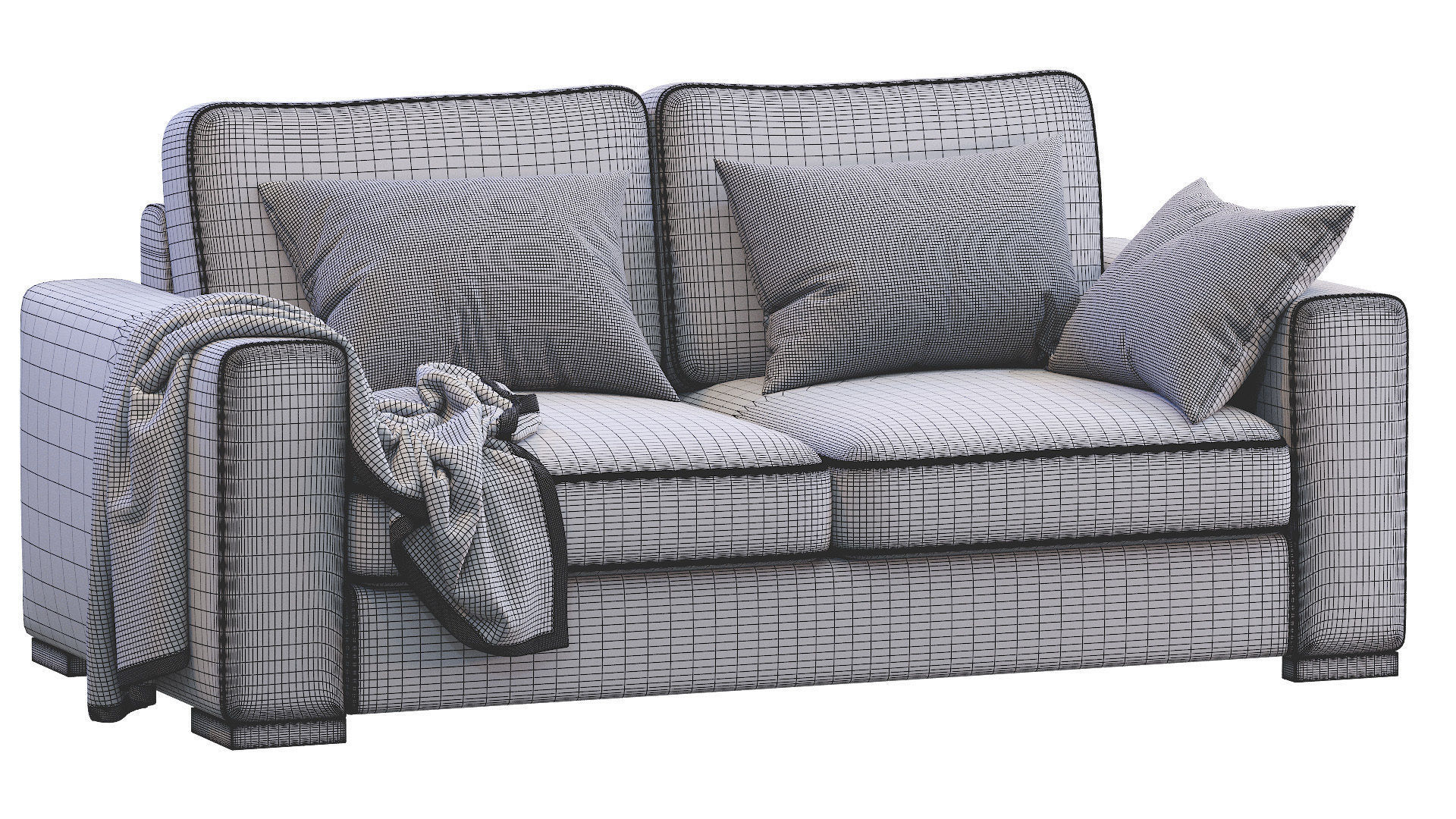 Sofa Orion leather 3D model_11