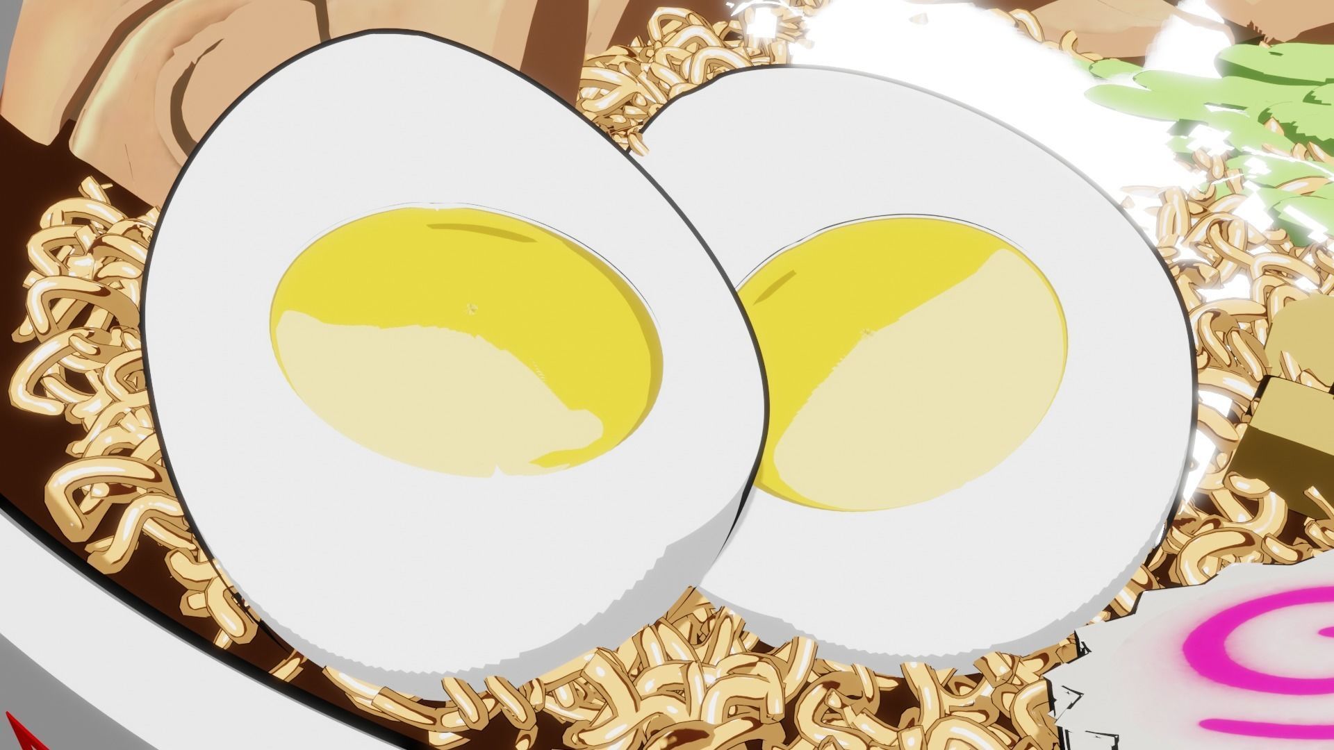 Naruto style Ichiraku Ramen -Anime Type Shading- Low-poly 3D model_2