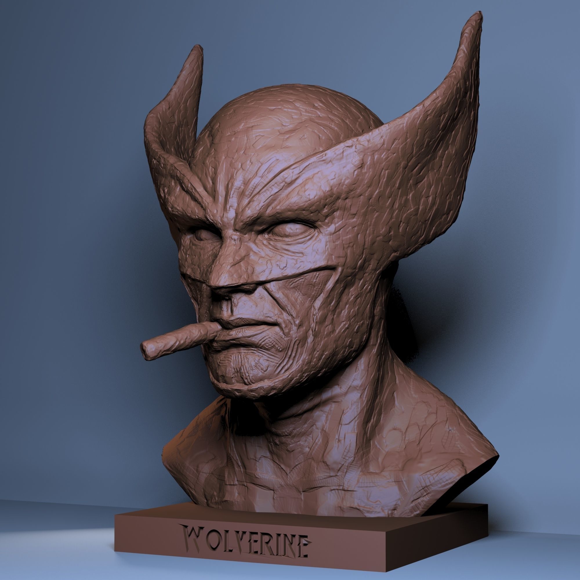Wolverine Clay  3D print model_1