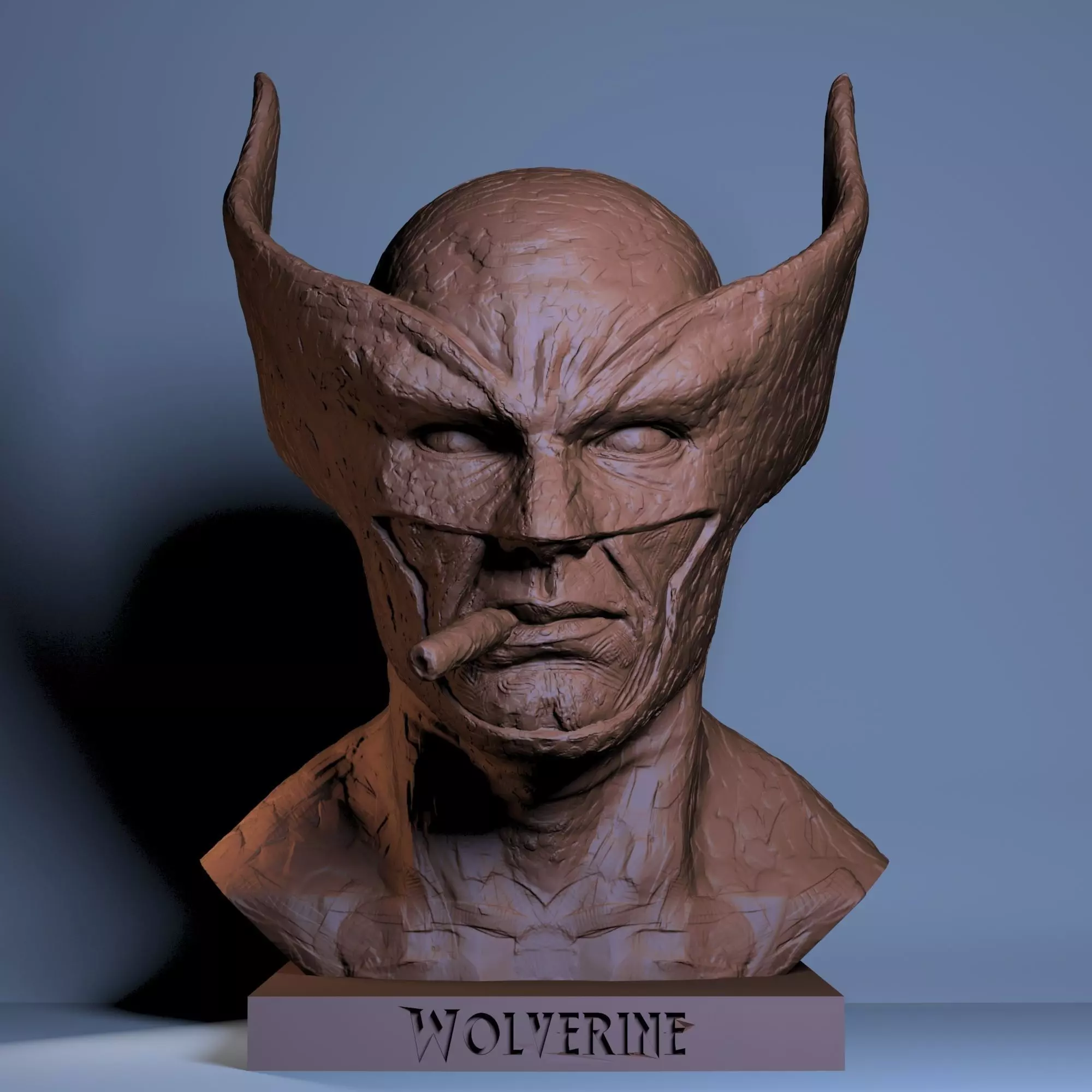 Wolverine Clay  3D print model_0