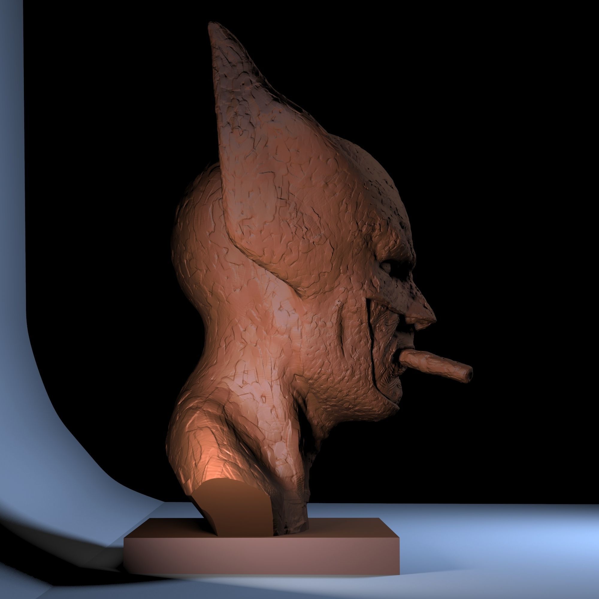 Wolverine Clay  3D print model_2