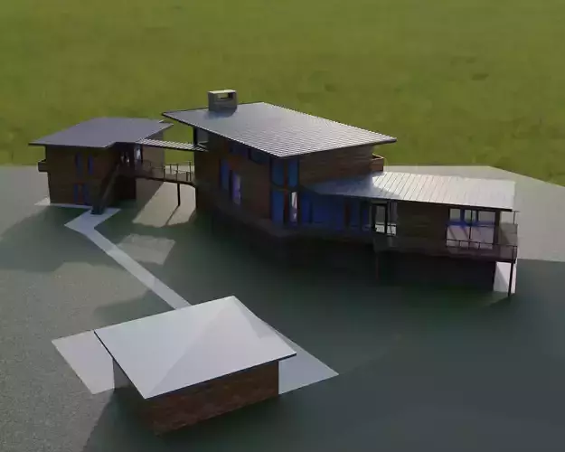 Modern House 3D model