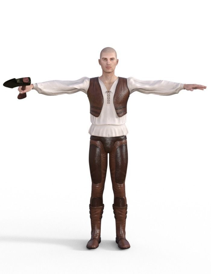 Woodcutter  3D model_0