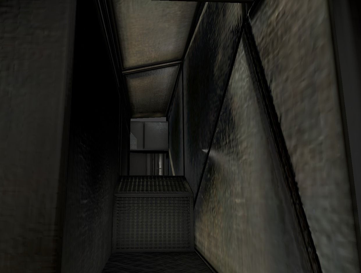 Scifi Freighter Low-poly 3D model_24