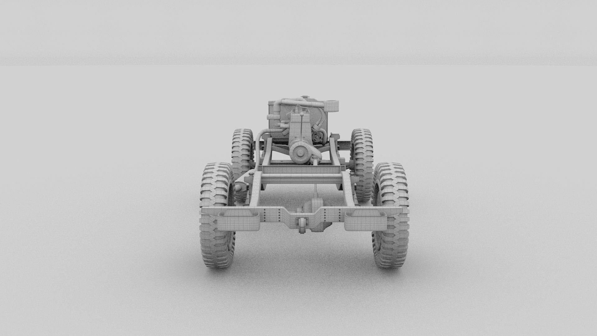 Full w chassis Jeep Willys MB Military Desert HDRI 3D model_27