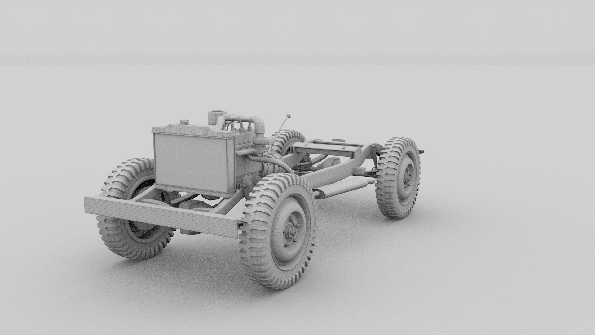 Full w chassis Jeep Willys MB Military Desert HDRI 3D model_51